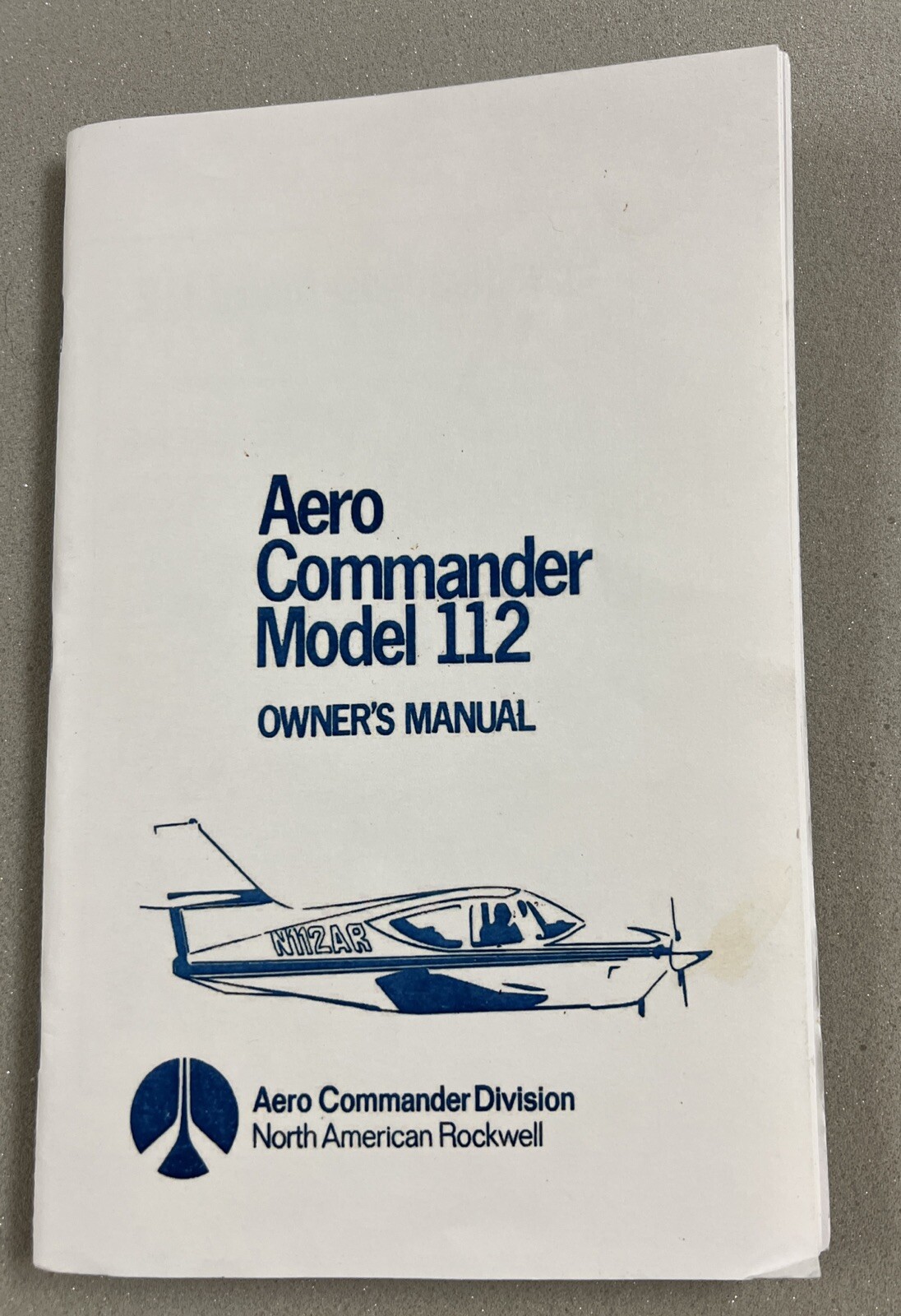 Aero Commander Model 112 Owner's Manual & Emergency Procedures-Original