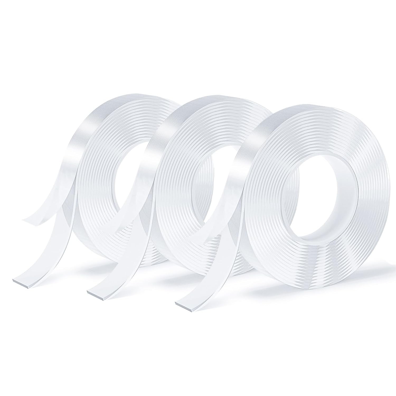 3 Rolls Double Sided Tape, Nano Tape, Transparent Adhesive Tape, Traceless Adhes