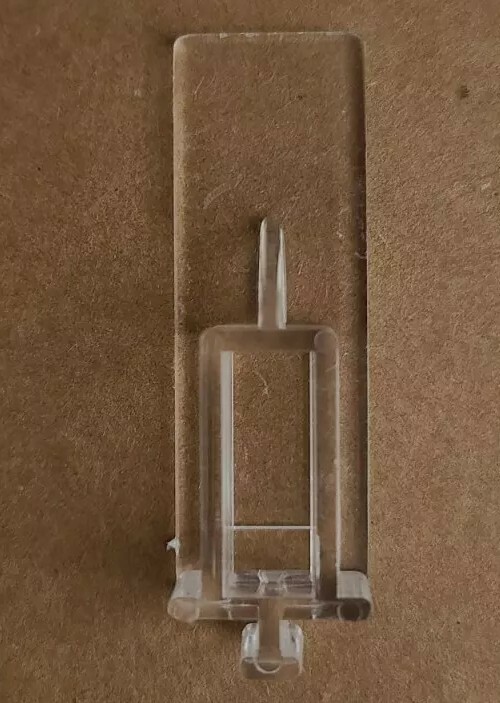 50x Azar Displays 600029 .75” x 2.25” Molded Plastic Pusher Spring Loaded Tracks