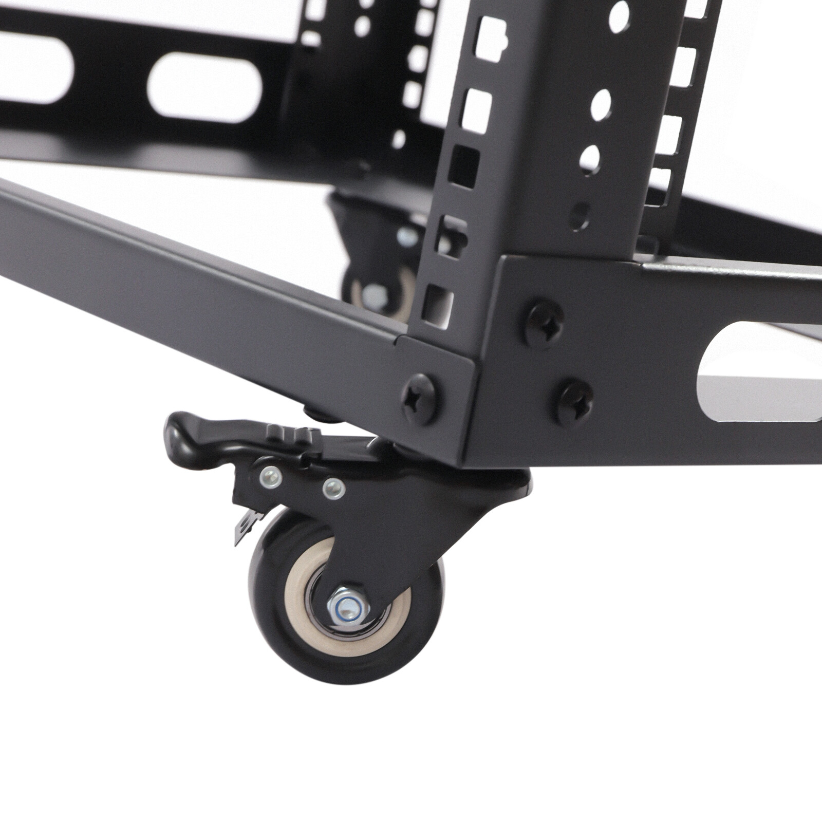 18.5" 4 Post Open Frame Network Server Rack 18U Adjustable Partition 0-31.5''
