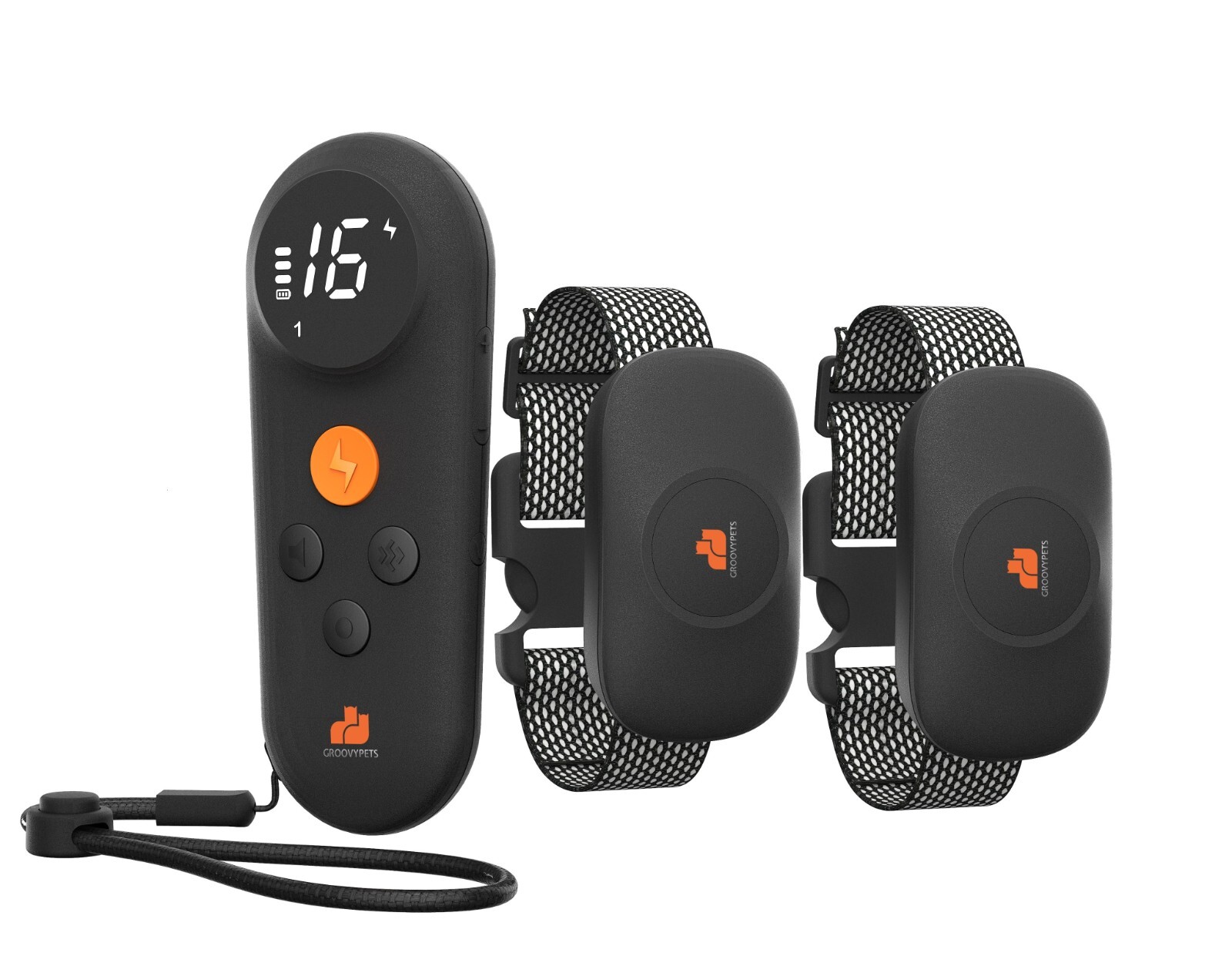 1650Ft Remote Dog Training Shock Collar Waterproof for 2 Small Medium Large Dogs