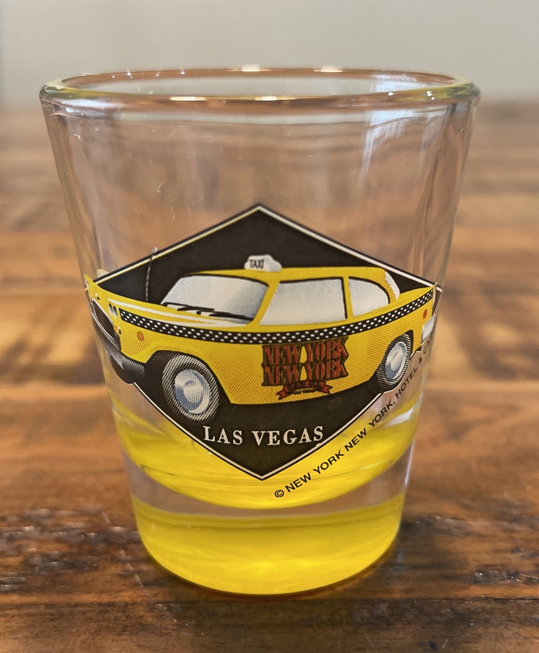 LAS VEGAS NEW YORK NEW YORK SHOT GLASS