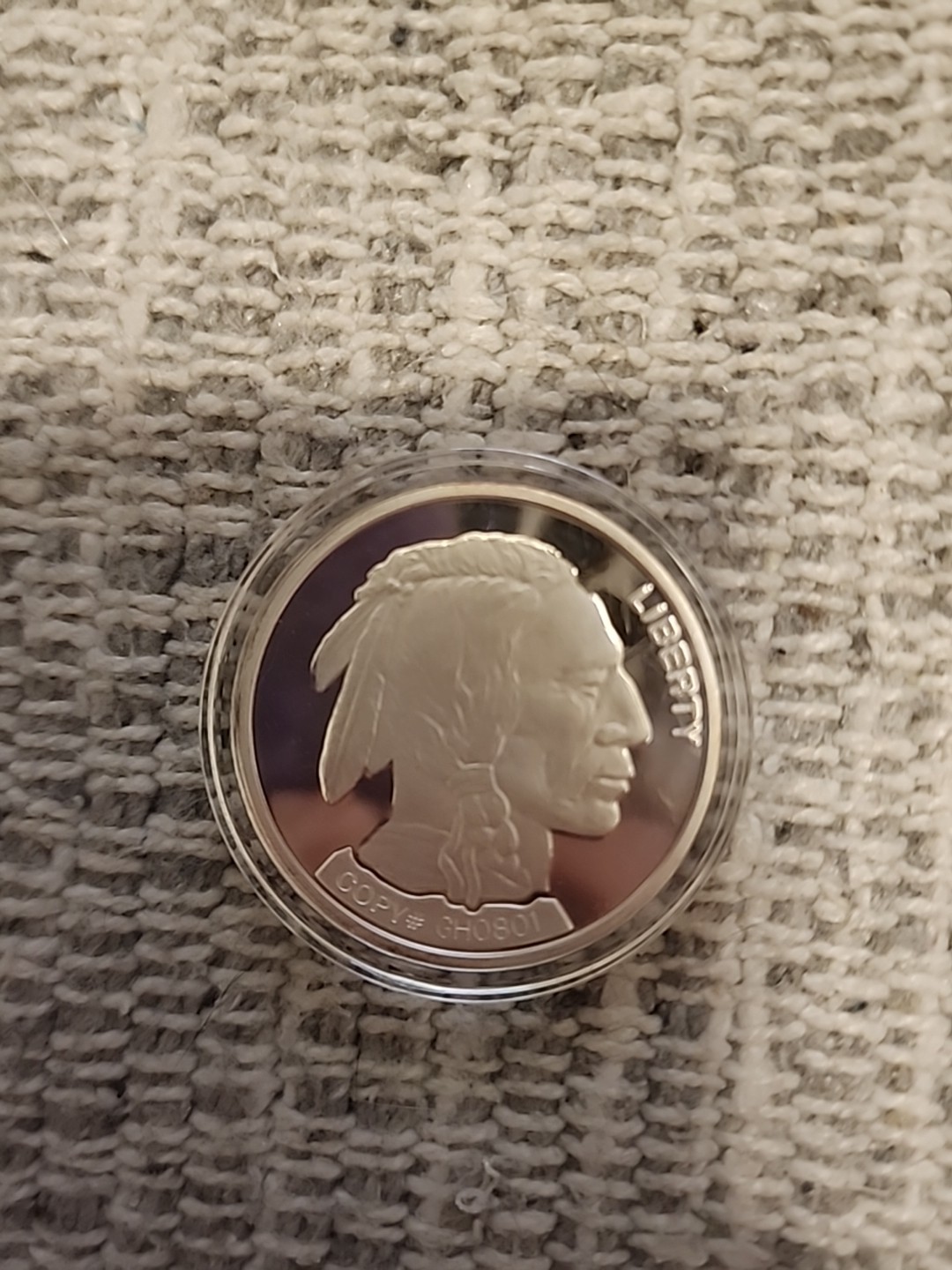 COPY 2003 Buffalo Indian Head Coin Serialized (GH0801)