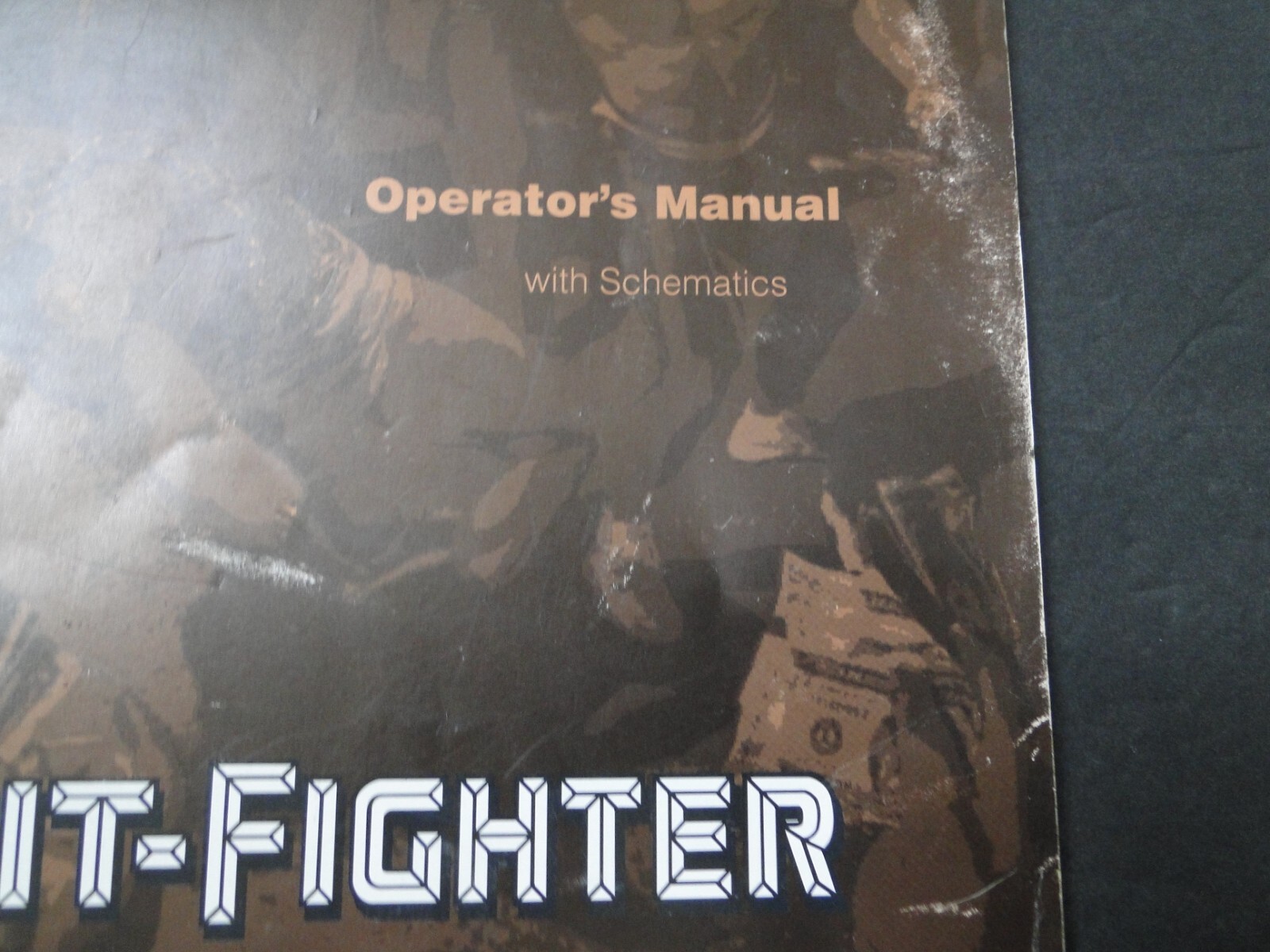 Vintage 1990 Atari: Pit-Fighter Arcade Operator's Manual