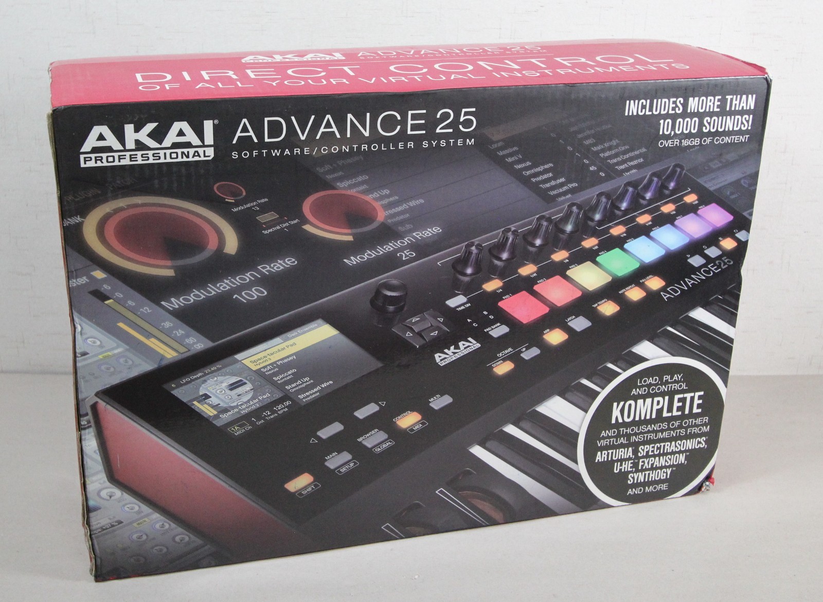 Akai Professional Advance 25-Key MIDI Keyboard Controller System - Brand New