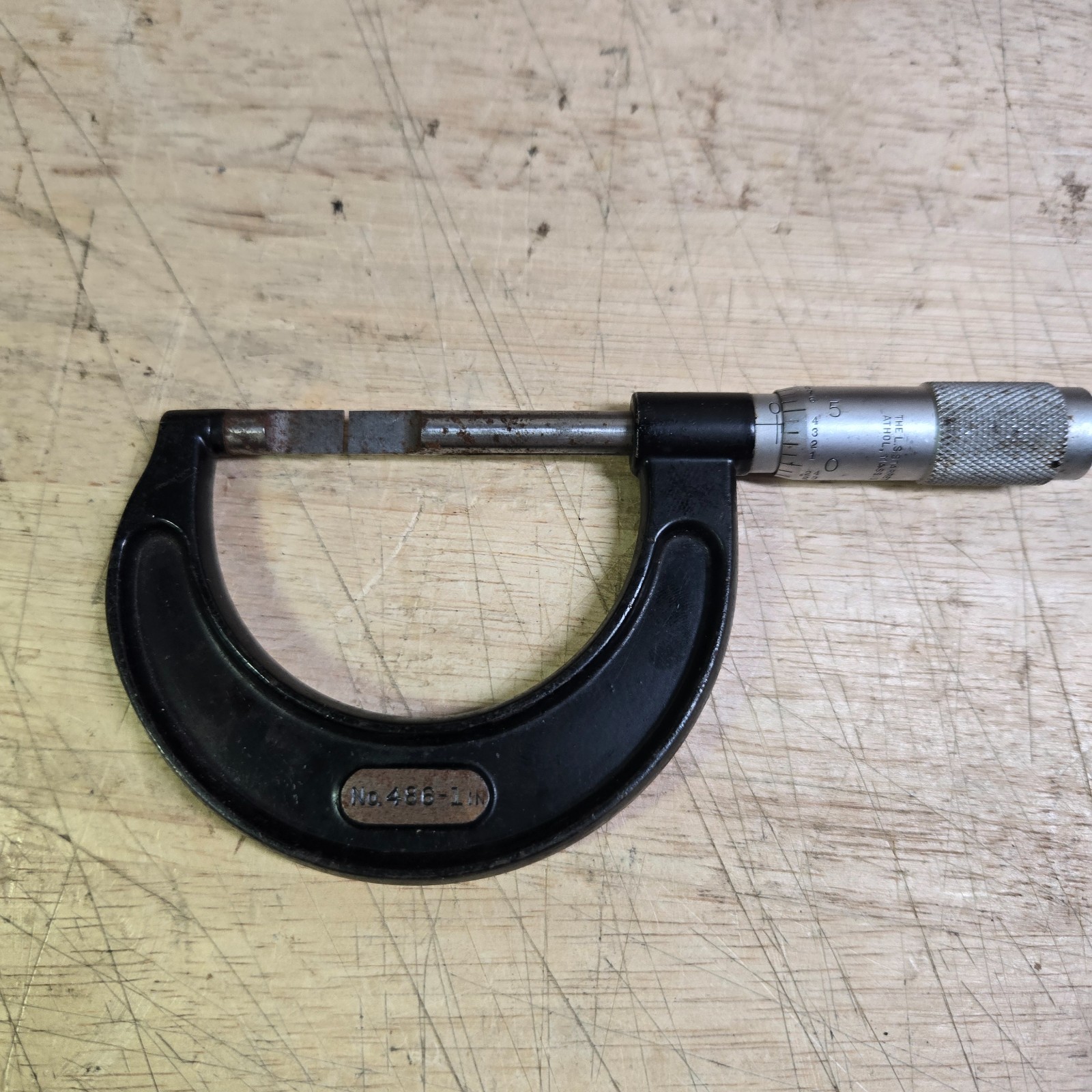 Starrett No. 486-1” Blade Micrometer 1"