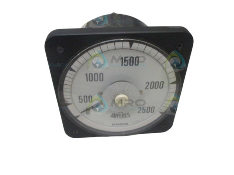 SIEMENS 077-08A9-LSTU-CL PANEL METER 0-2500 ACA NSNP