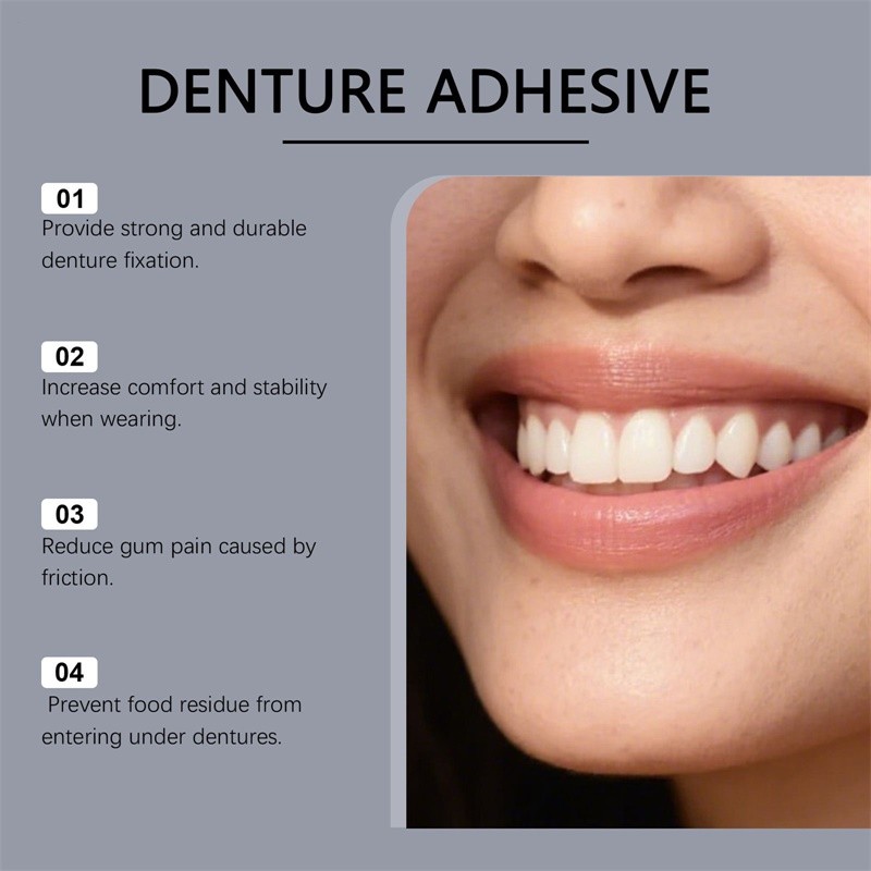 Denttach Denture Adhesive, Thermoplastic Denture Adhesive and Cushion