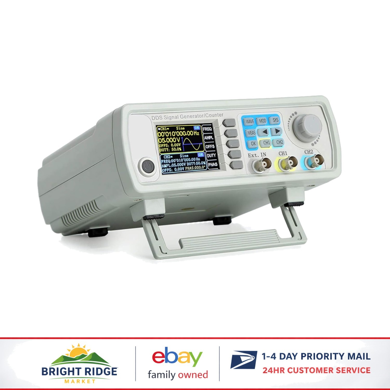 Signal Generator with Extensive Output Options and Measurement Capabilities