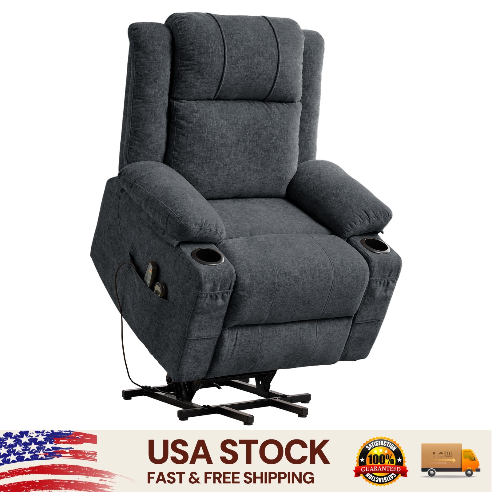 Korser Power Lift Recliner Chair for Elderly with Massage & Heat for Living Room