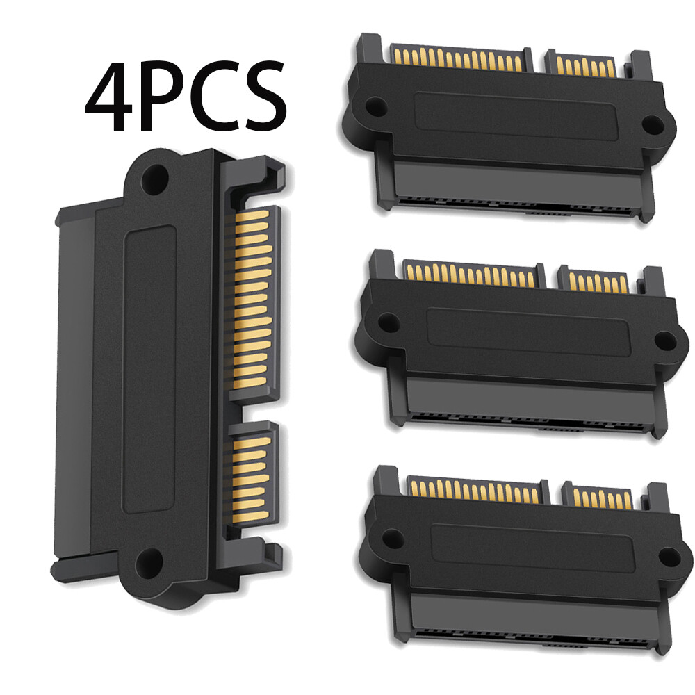 4X SAS to SATA 22-pin Male Converter SFF-8482 Female HDD Hard Drive Raid Adapter