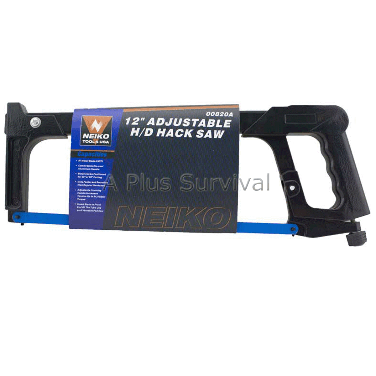 12" Hack Saw Camping Hunting Survival Disaster School Work Emergency Kits