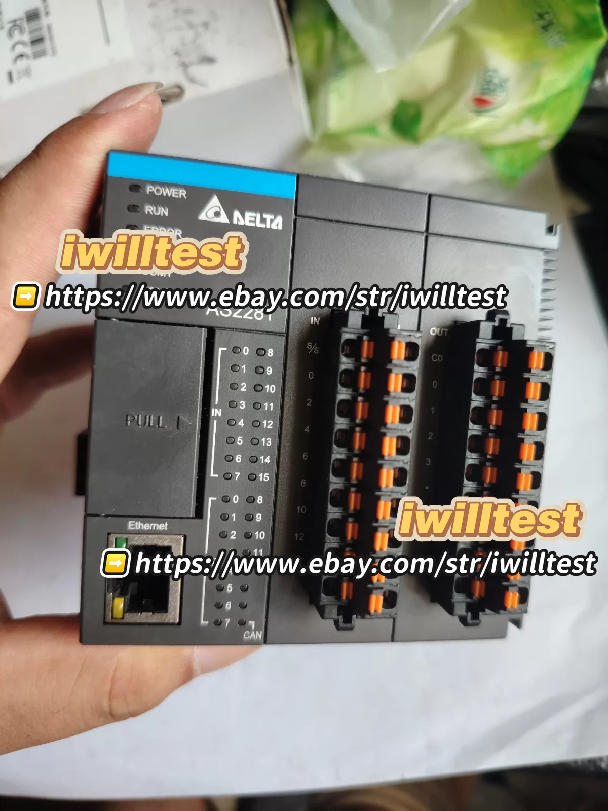 ️1PCS Used PLC AS228T-A AS228T #NY120 YF