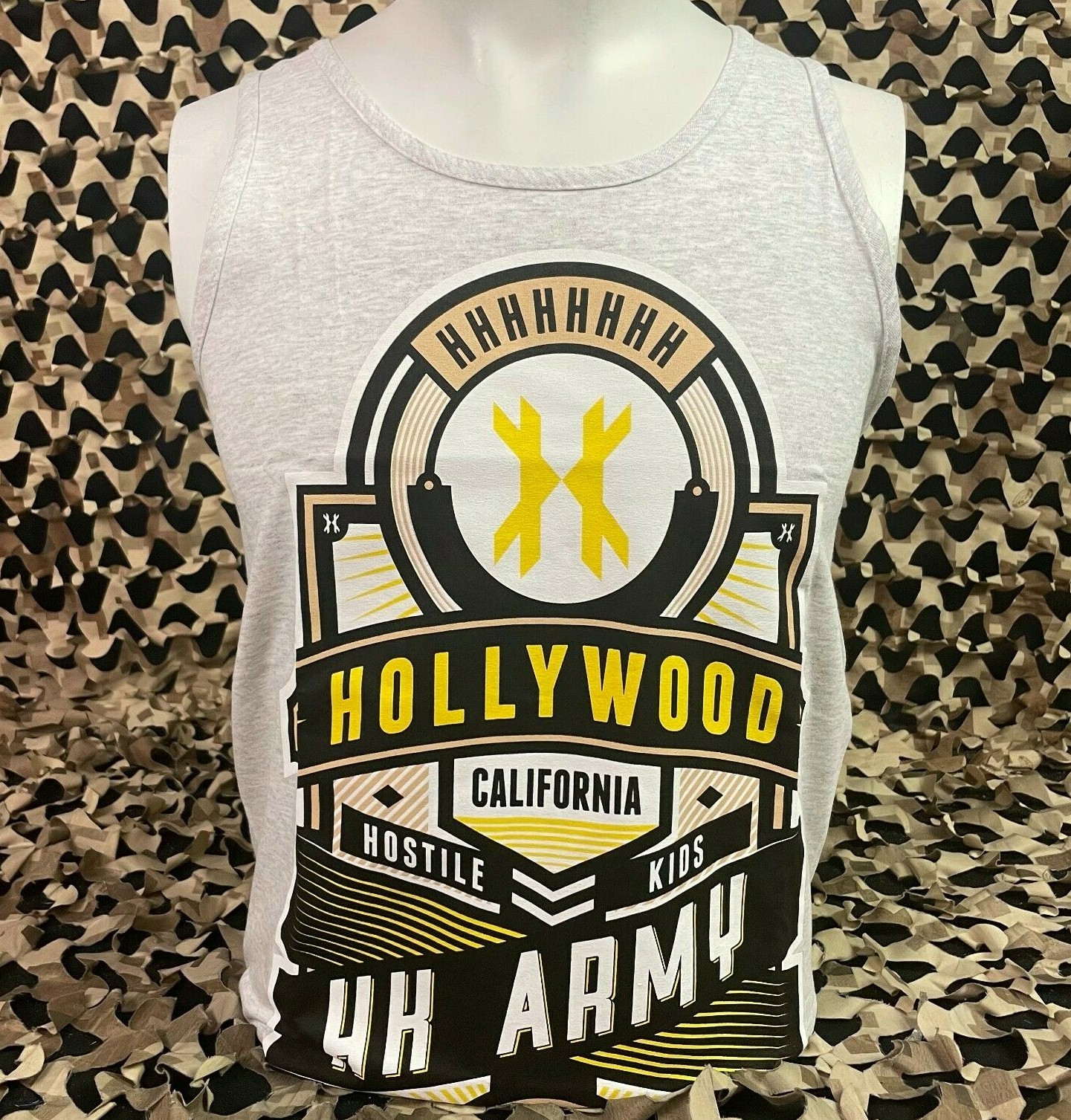 NEW HK Army Rise Paintball Tank Top - Grey - Medium