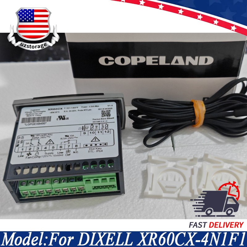1PCS New Refrigerator Thermostat Temperature Controller For Dixell XR60CX-4N1F1