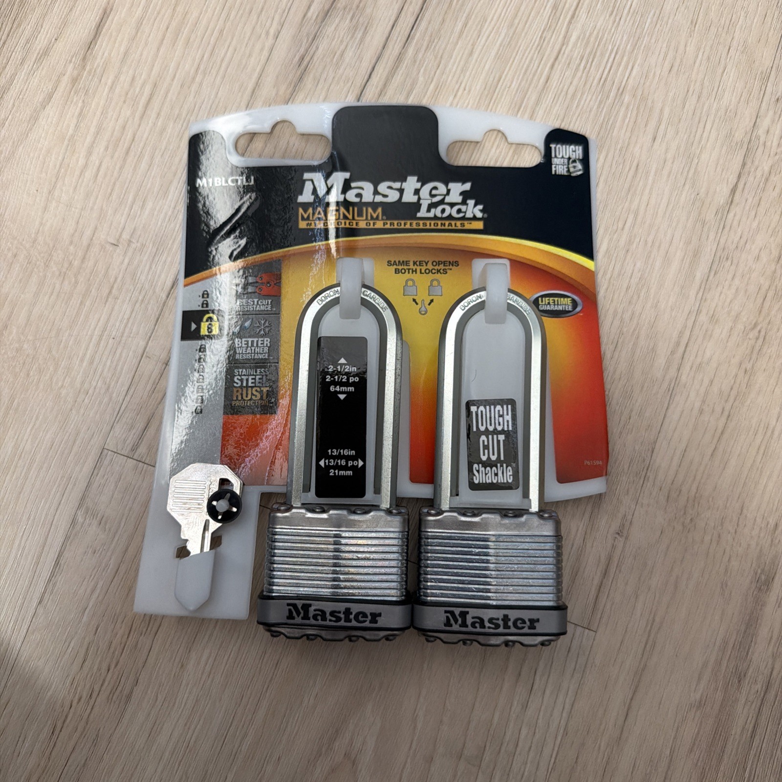NEW Master Lock Magnum 2pk PN M1BLCTLJ