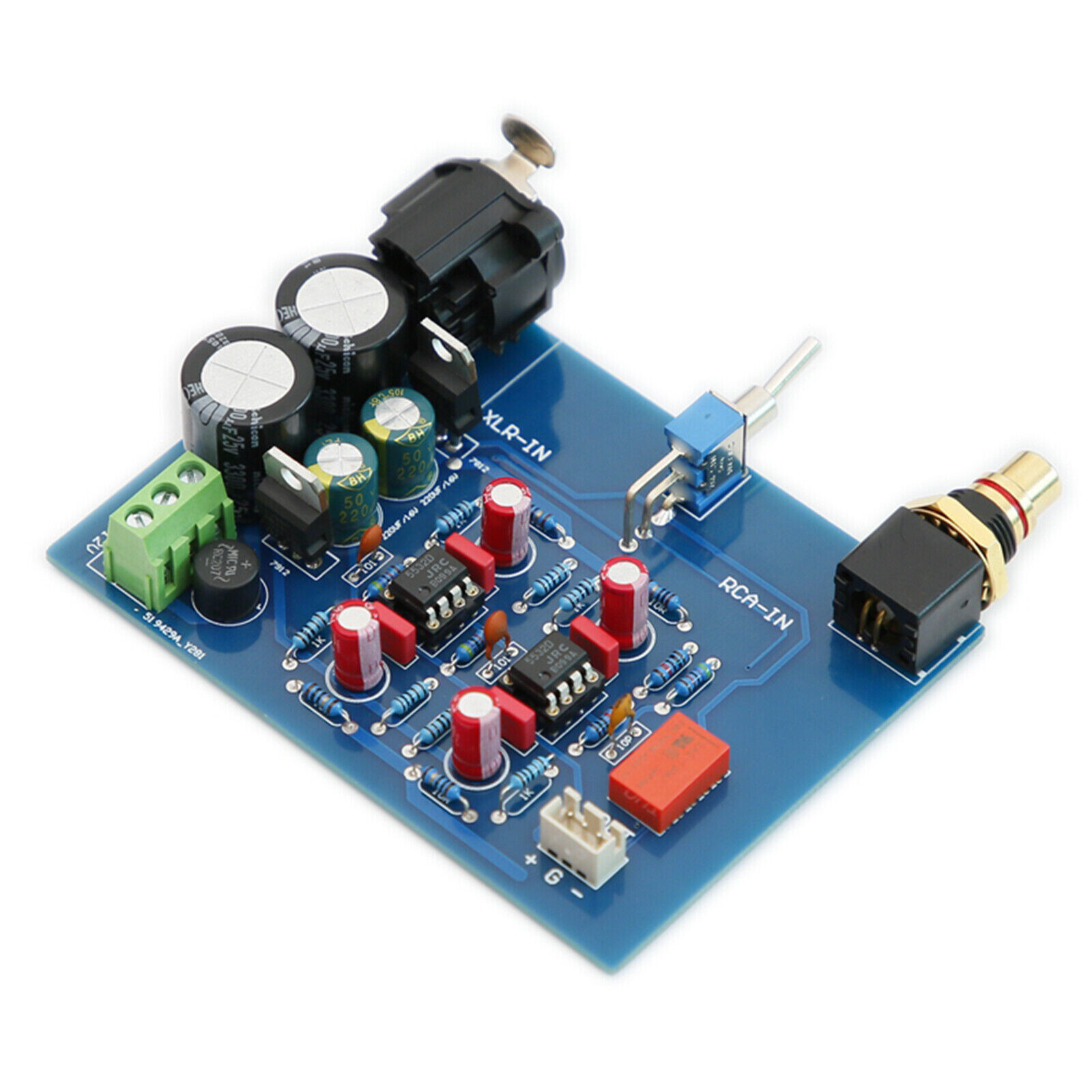 1pc Balanced Unbalanced Input to Balanced Output Card （Mono）