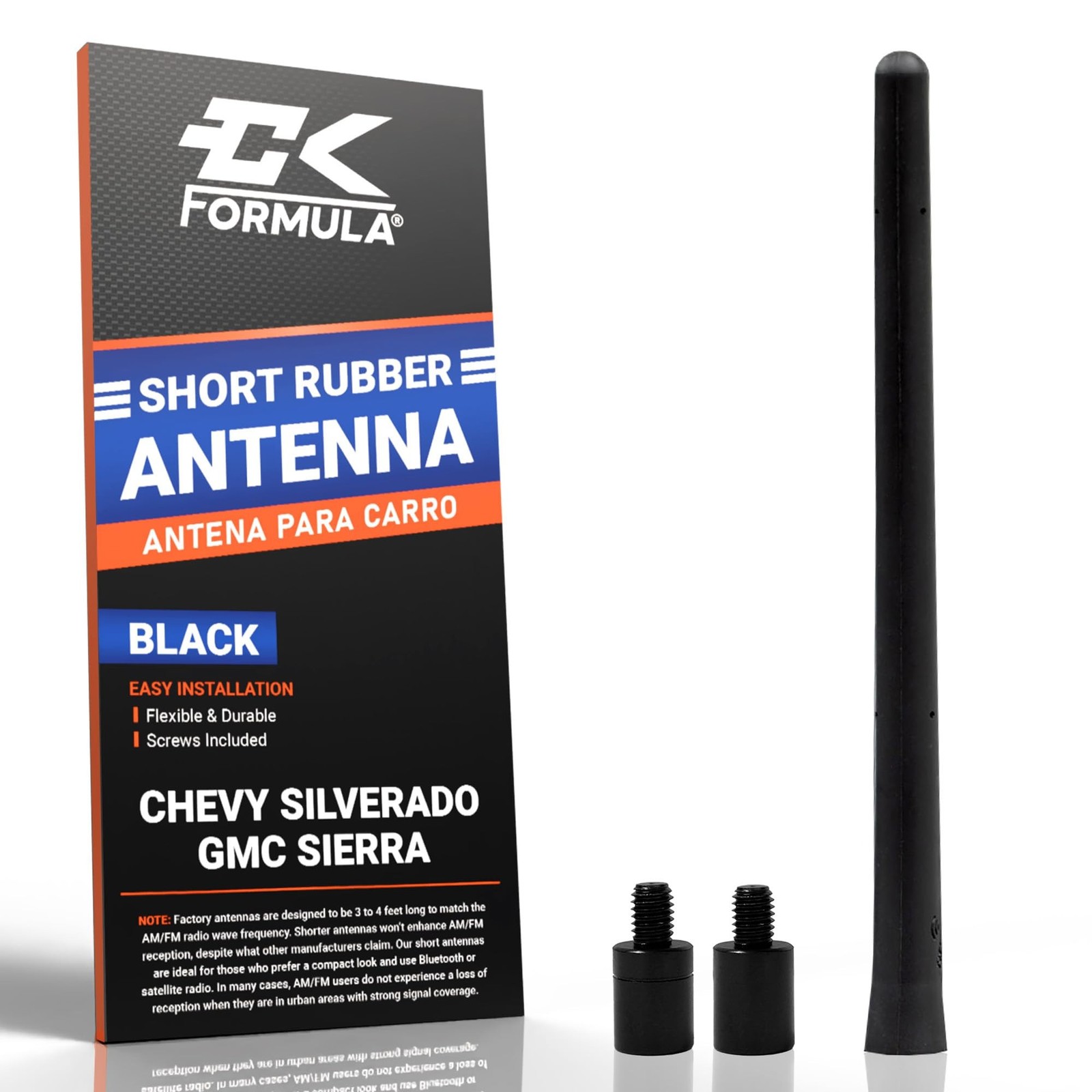 7” Flexible Rubber Antenna for Chevy Silverado & GMC Sierra 1500-3500 (199