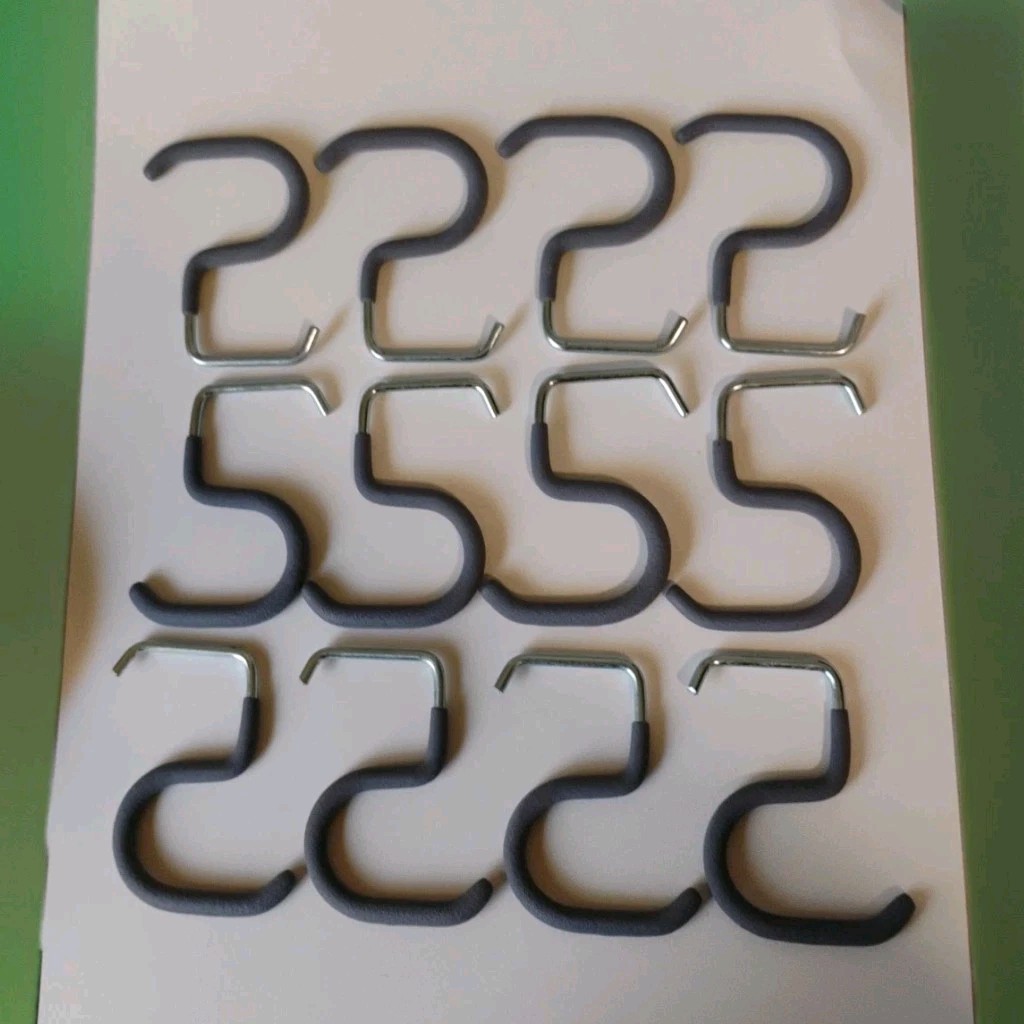 Heavy Duty 12 Bike or Utility Hooks GRAY