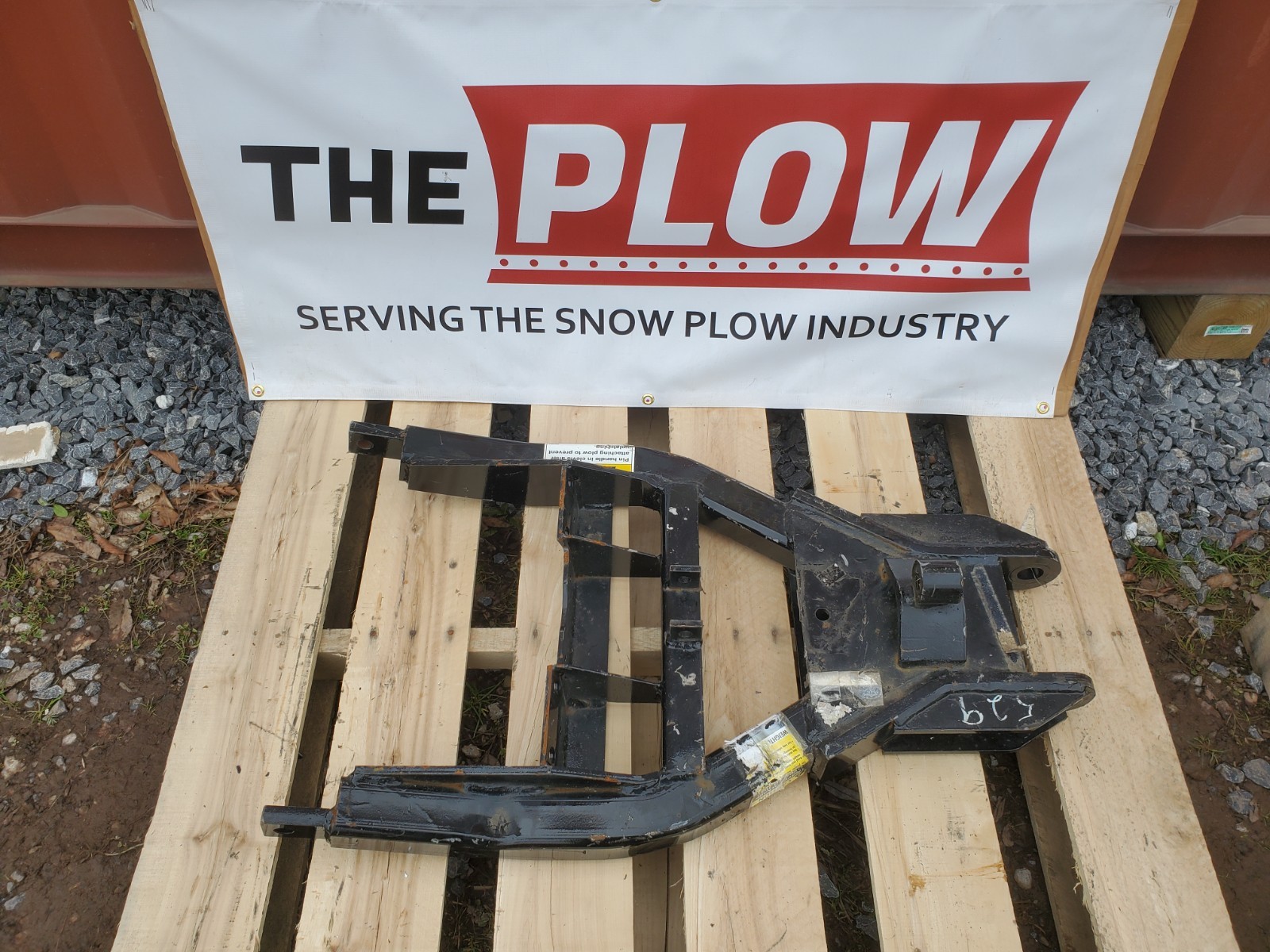 Hiniker 25010999 Snow Plow A-Frame/Push Frame Weldment Steel Flat Top V-plow