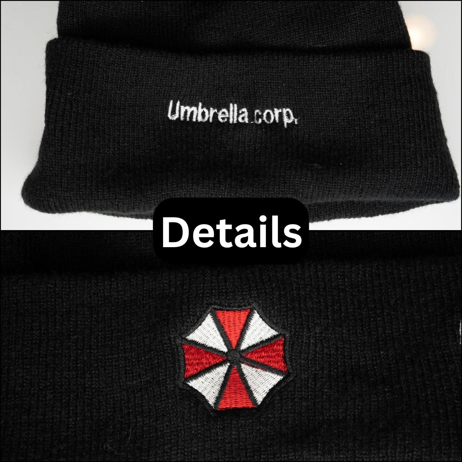 Resident Evil Umbrella Corporation Beanie Skull Cap Gaming Knit Hat Unisex