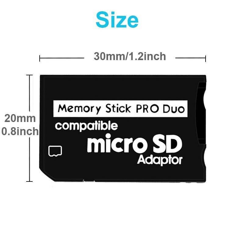Micro SD SDHC TF to Memory Stick MS Pro Duo Adapter Reader For Sony PSP / Camera