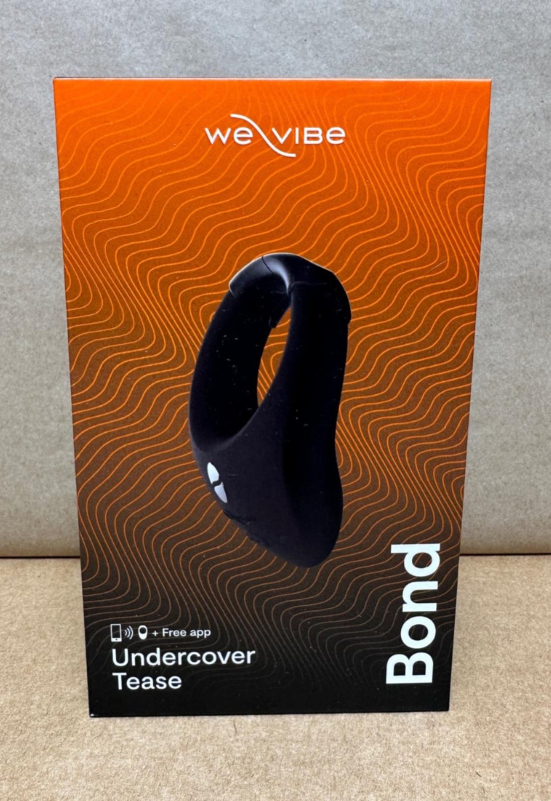 We-Vibe Bond Undercover Tease Wearable Stimulation Ring in Black