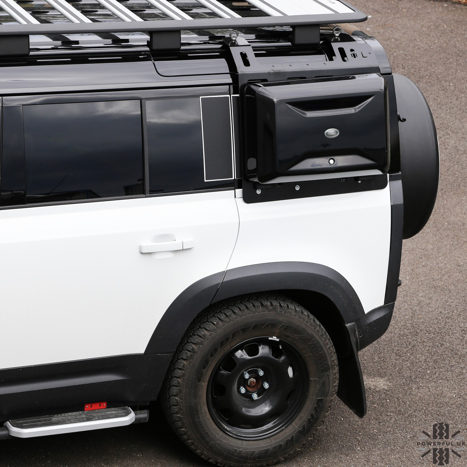 Fixing kit Lunch Gear Side Box to Molle Plate for New Defender 2020+ Mount LEFT