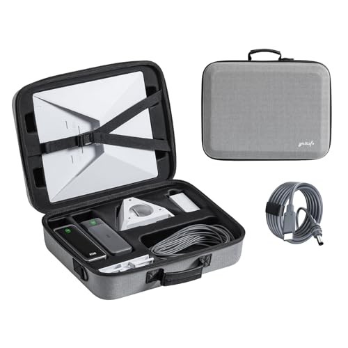 Starlink Mini Case, Hard Travel Includes 1-meter DC5521 to Type-C cable