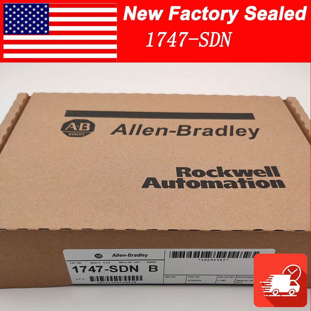 New Factory Sealed AB 1747-SDN SER B SLC 500 DeviceNet Scanner Module 1747SDN