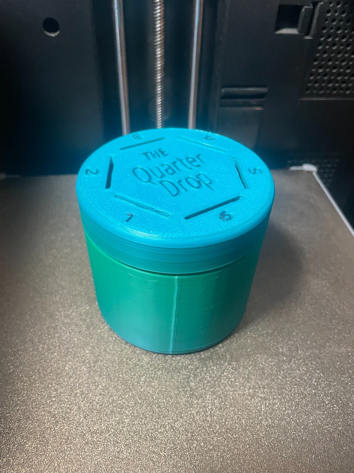 3D Printed Quarter Drop Game