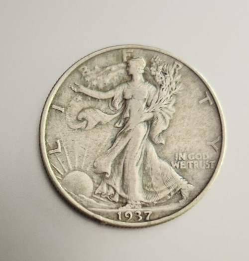 1937 Walking Liberty Half Dollar Circulated/Ungraded Free Shipping