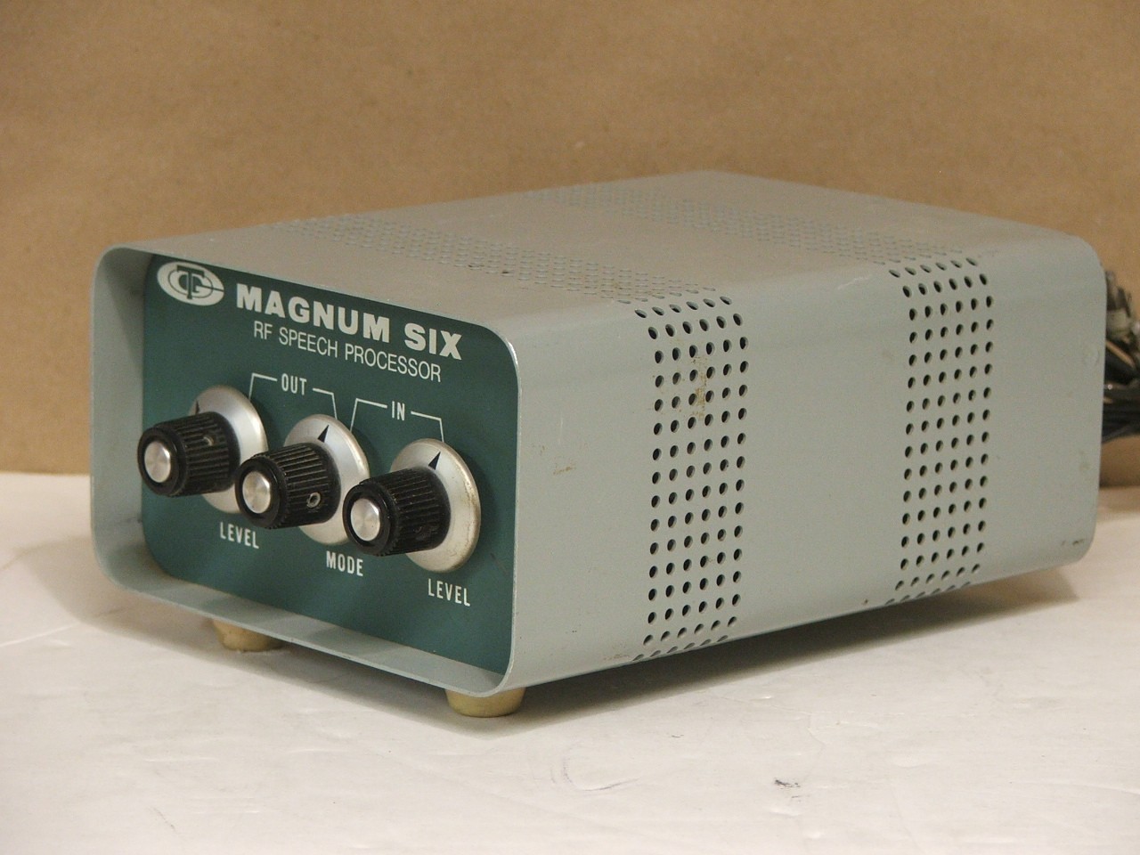 Comm. Tech. Magnum Six RF Speech Processor With Manual