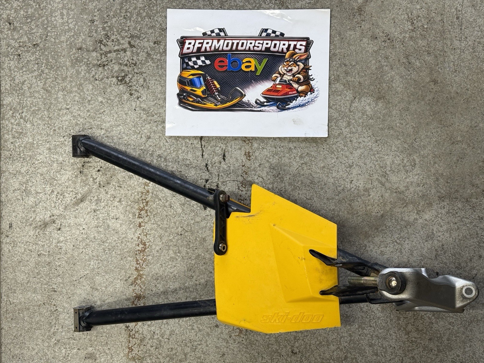 2008 Ski Doo MXZ 600 SDI HO Lower A Arm and Ski Leg Parts 505072368 & 505071827