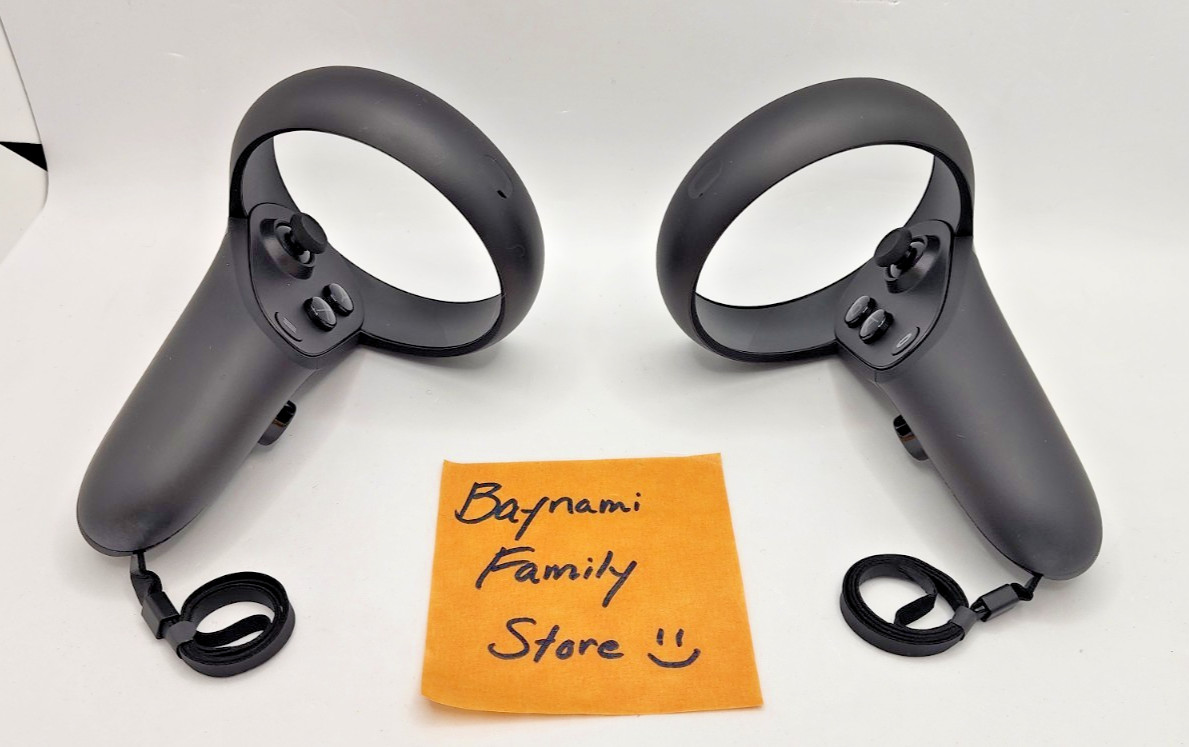NEW PAIR Genuine Oculus Touch Controller Hand Black Compatible Rift S / Quest 1
