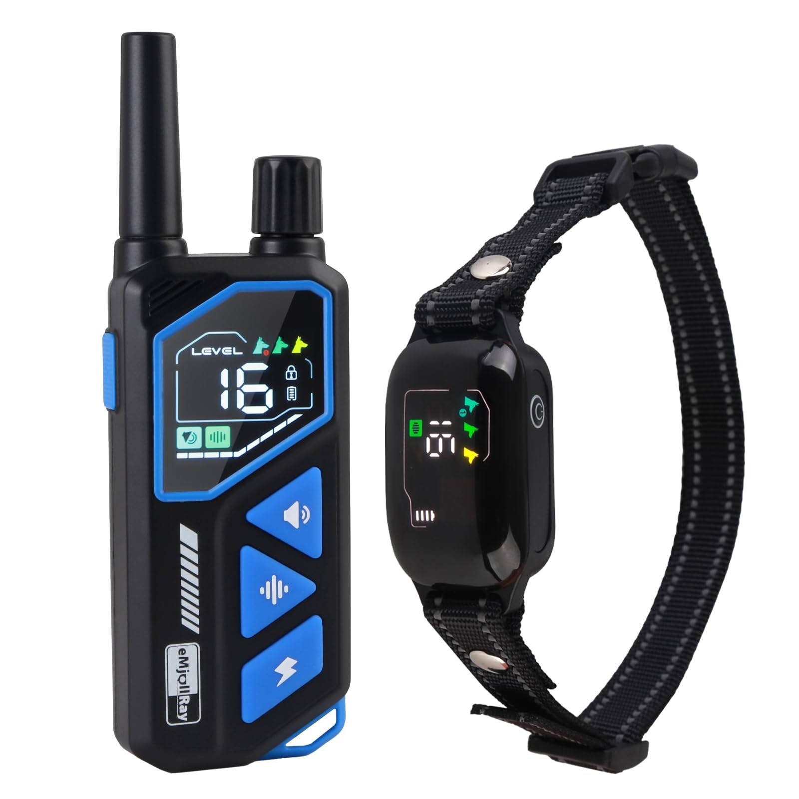 Remote Dog Training Collar Rechargeable IPX7 Waterproof with Beep Vibration &...