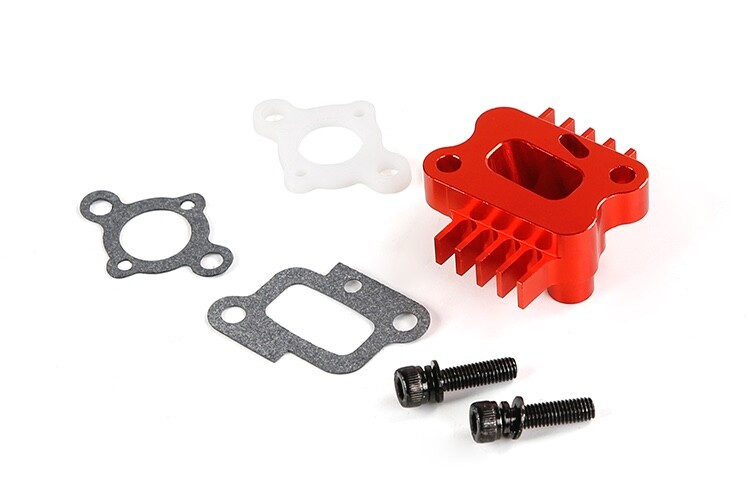 Metal Alloy Engine Intake Manifold for 1/5 HPI BAJA 5B 5T 5SC Losi 32/36/45cc
