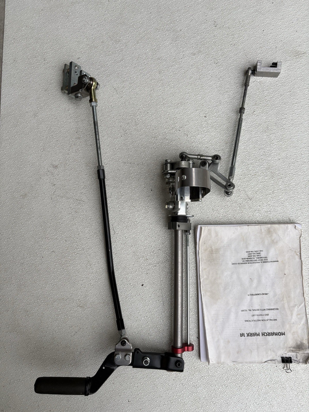 MPS handicap driver hand controls with accelerator lock out