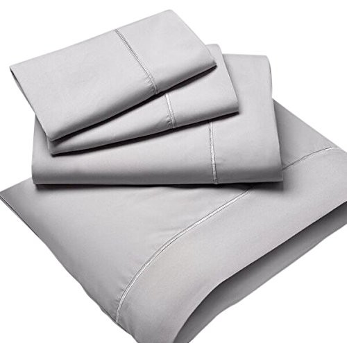 New Purecare Luxury Microfiber Wrinkle Resistant Dove Gray Pillowcase Set