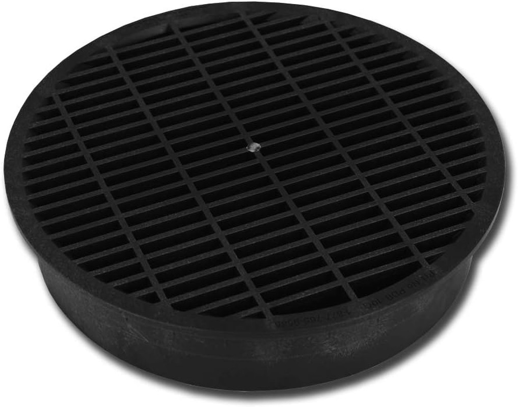 10" Pipe Grate (Black)