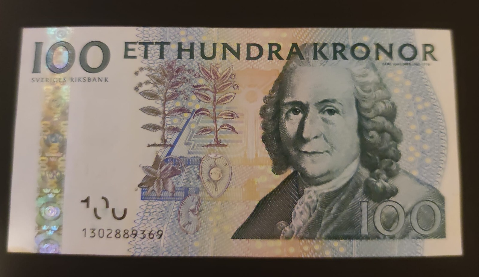 🔴SWEDEN 100 Kronor 2001 VF+ P65a🔴