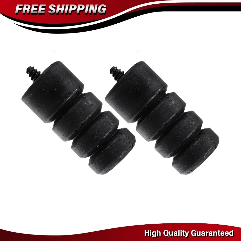 2PCS Tailgate Spare Tire Bumper Stop Kit For Jeep Wrangler JL 2018-2023 Black