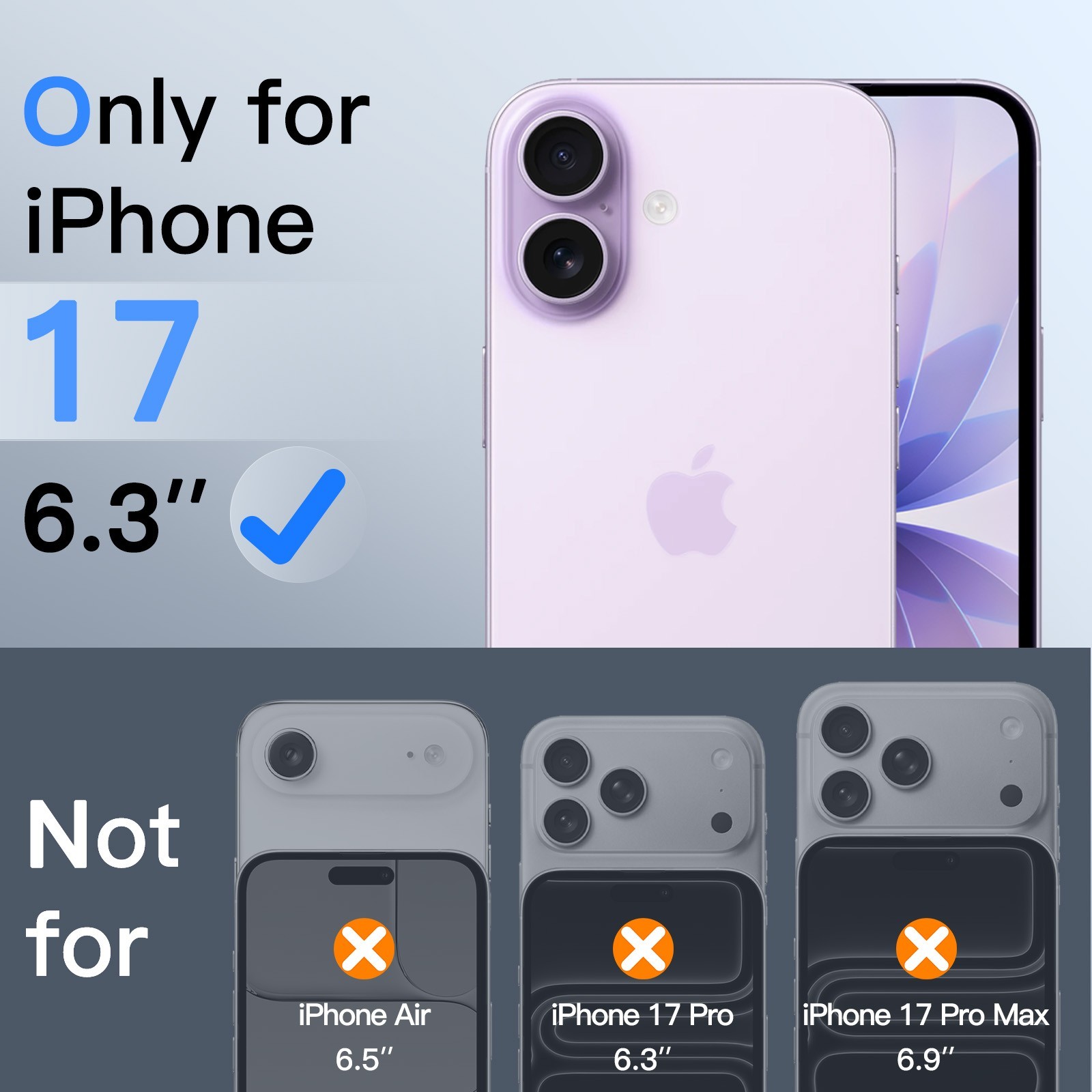 360°Privacy Screen Protector for iPhone 17 / 17 Air / 17 Pro / 17 Pro Max