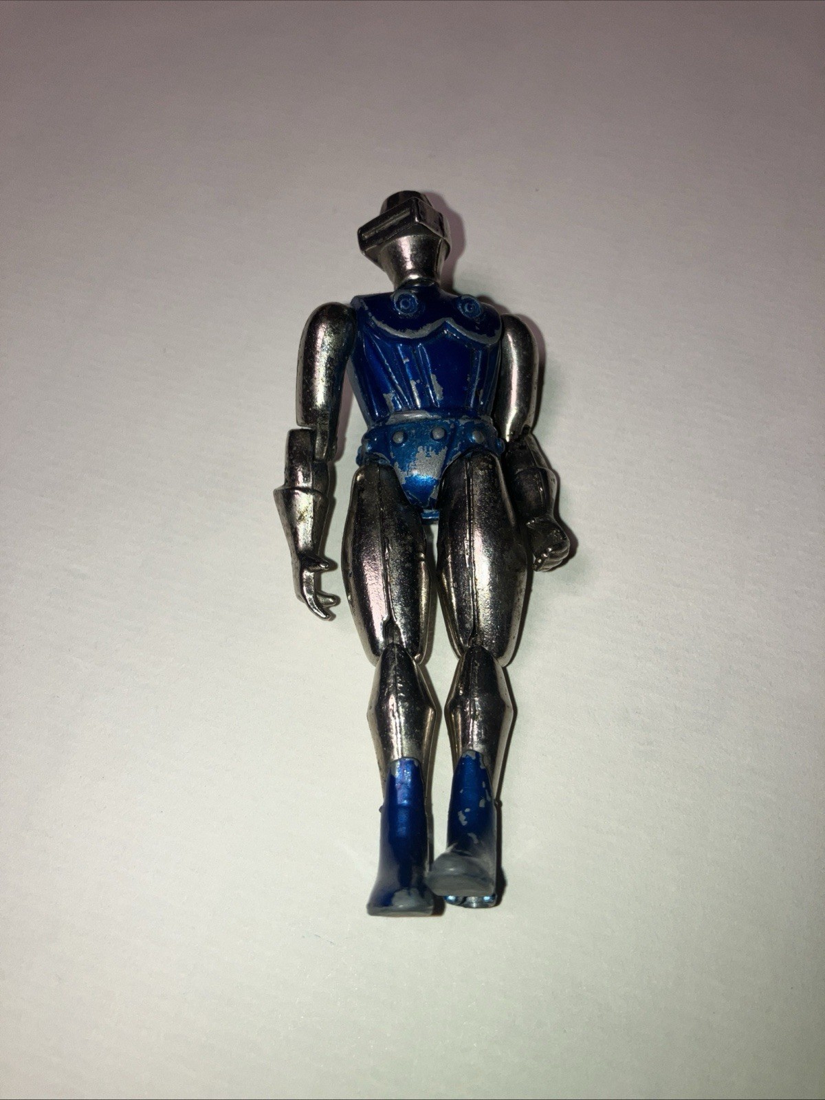 1977 Zylmex Zee Toys Silver Blue RADON metal FIGURE micronauts VINTAGE