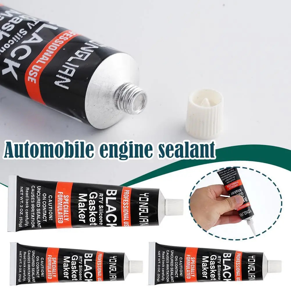 50g High Temp Gasket Sealant Automotive Engine Oil Leak Repair Adhesive