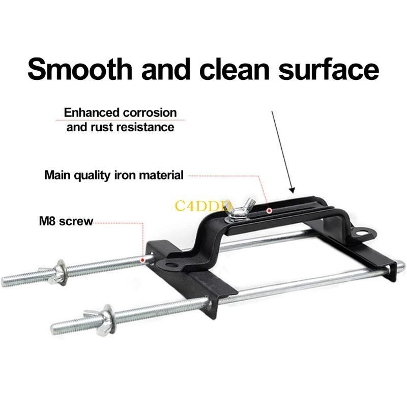 C4DD Car Battery Hold Down Bracket Universal Auto Battery Mount.