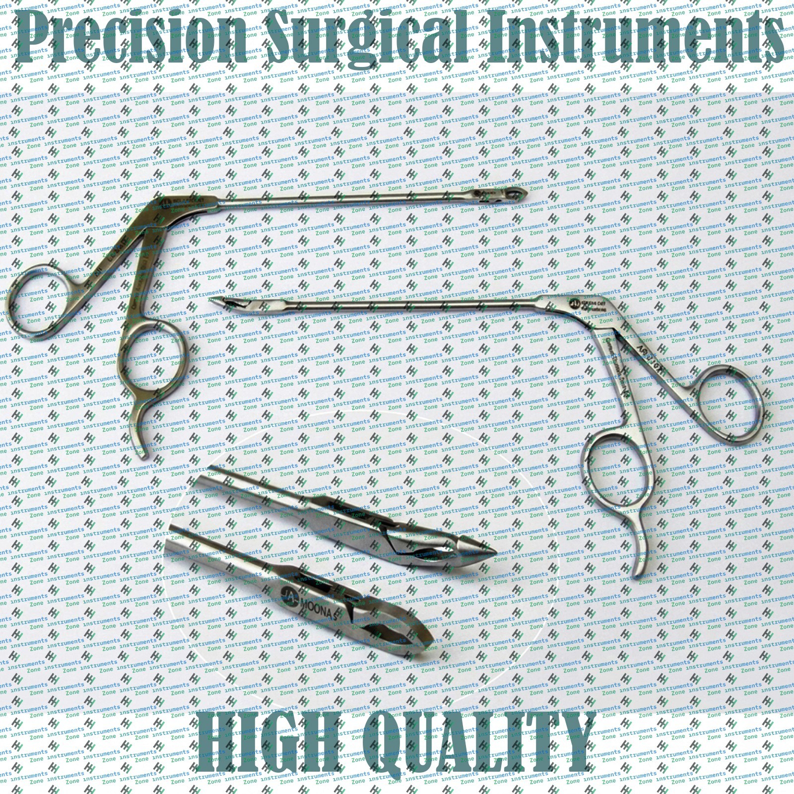 Arthroscopy Suture Retriever Straight & Penetrator 15° Up Forceps, 2 pcs set