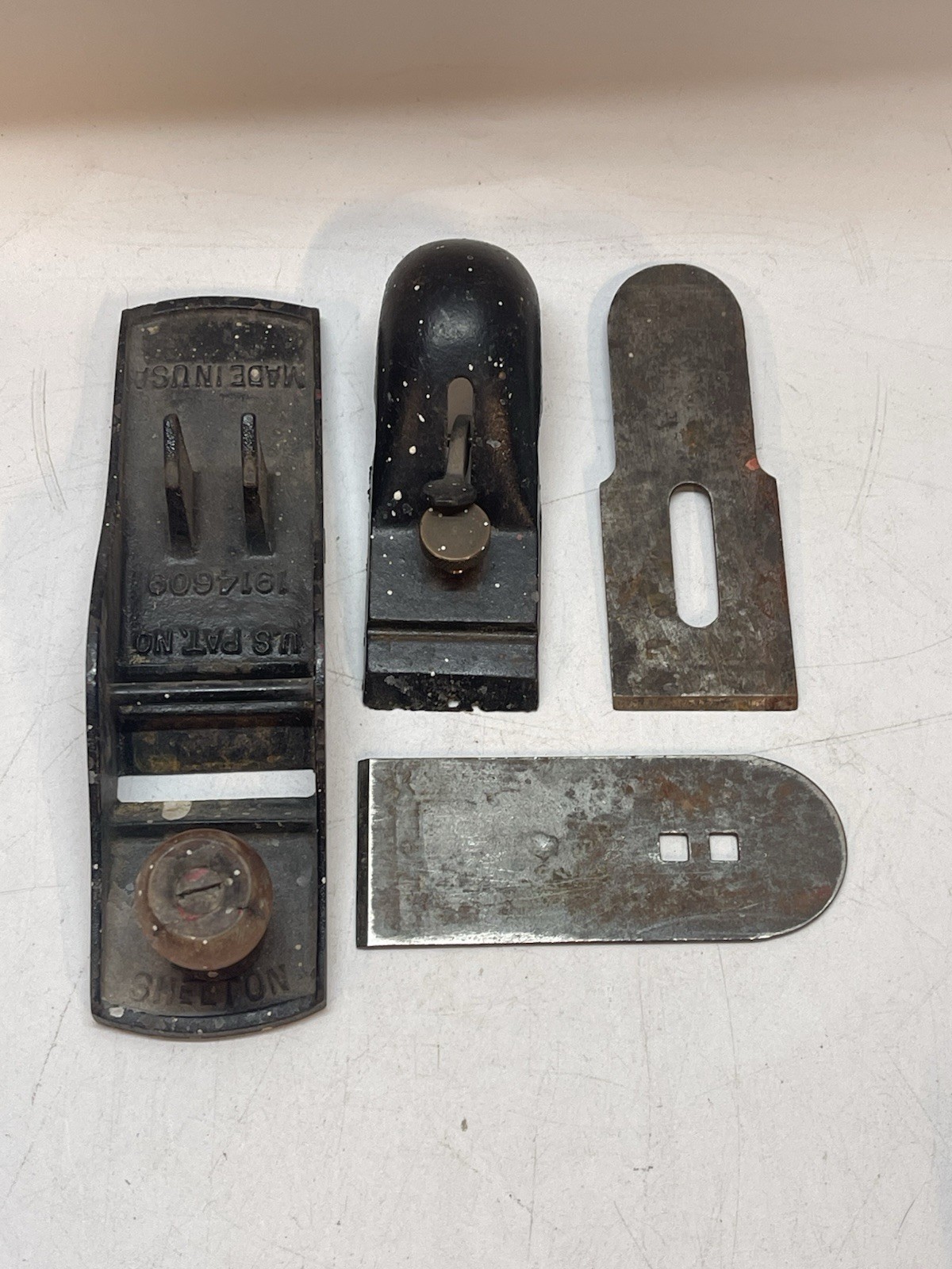 Vintage Shelton Woodworking Hand Plane Pat 1914609 Carpentry Tool USA