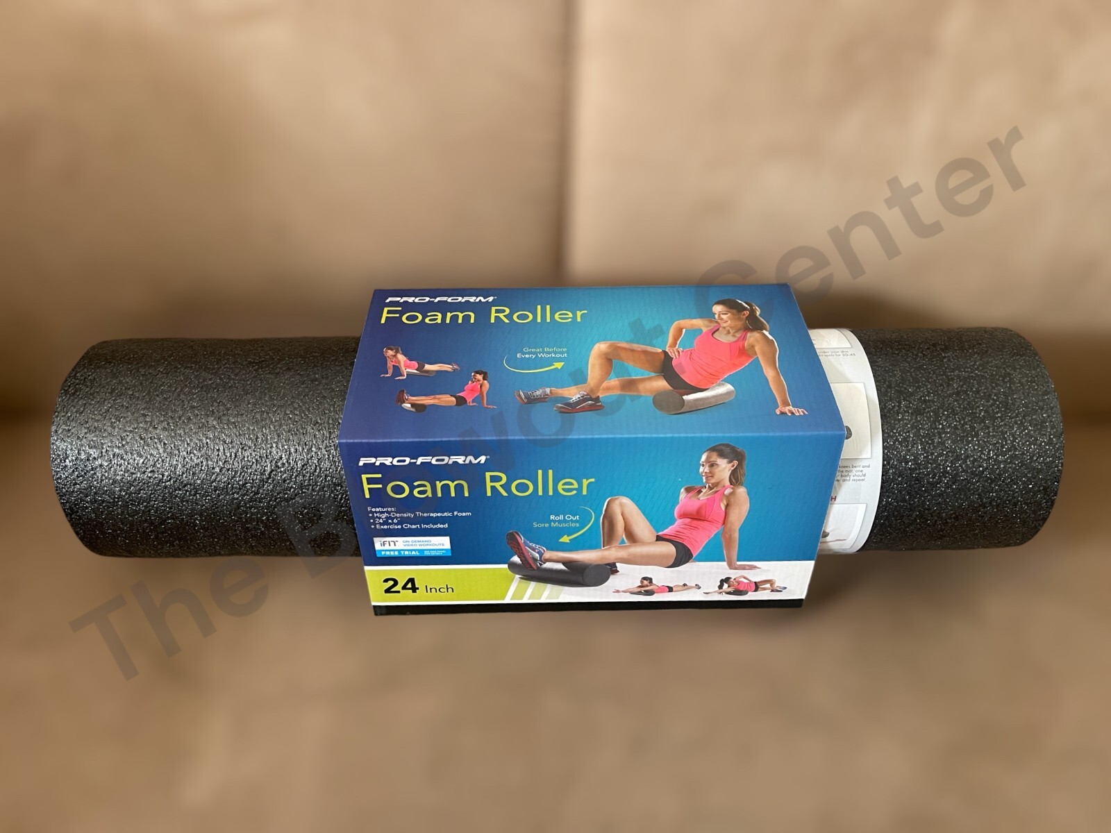 Pro-Form Foam Pre-Workout Roller 24"x6" High Density Therapeutic (2-Pack) SALE!