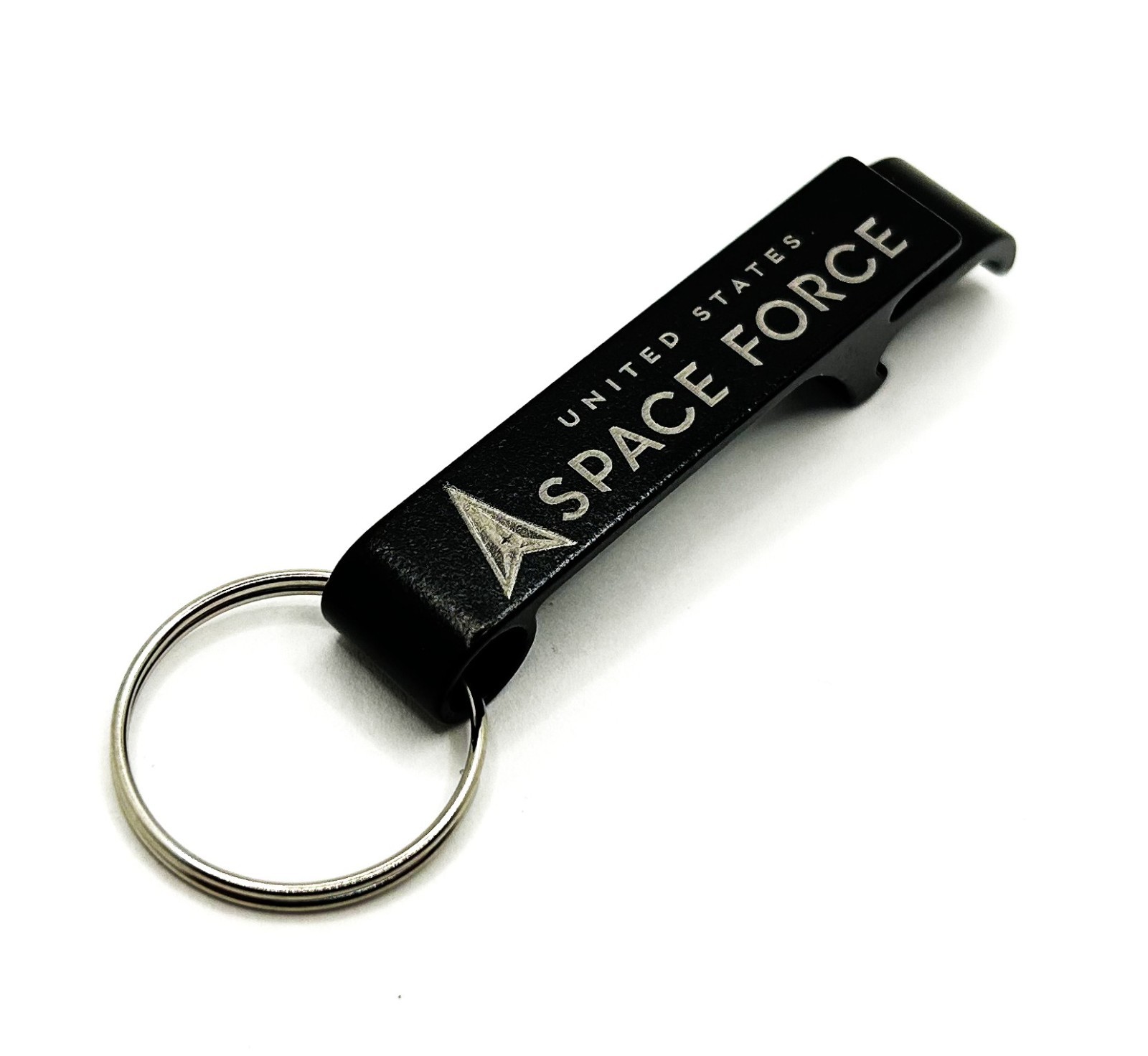 U.S. Space Force Black Keychain & Bottle Opener
